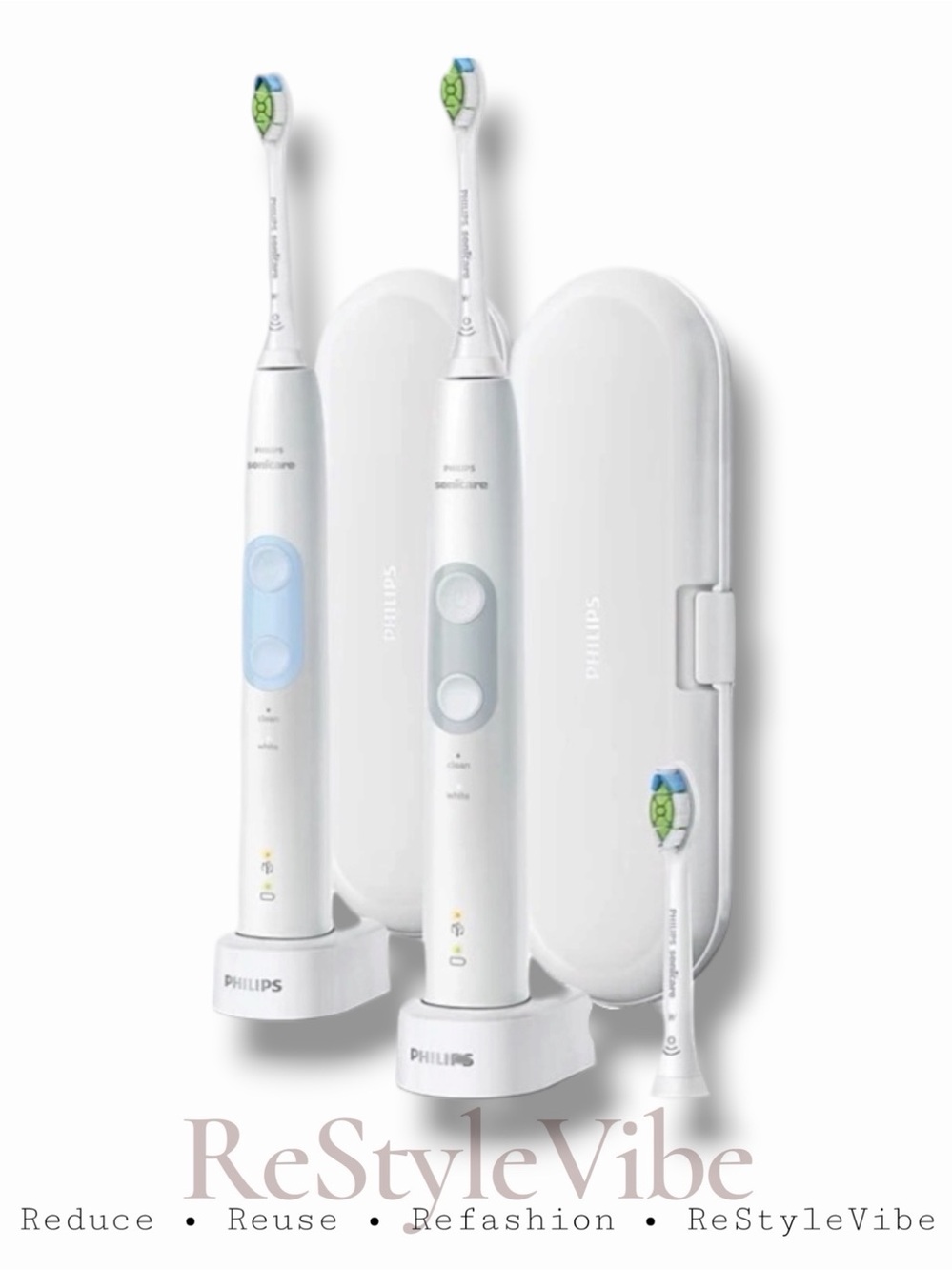 PHILLIPS Sonicare Electric Toothbrush Pack of 2 NIB NEW Rechargeable HX6829/70